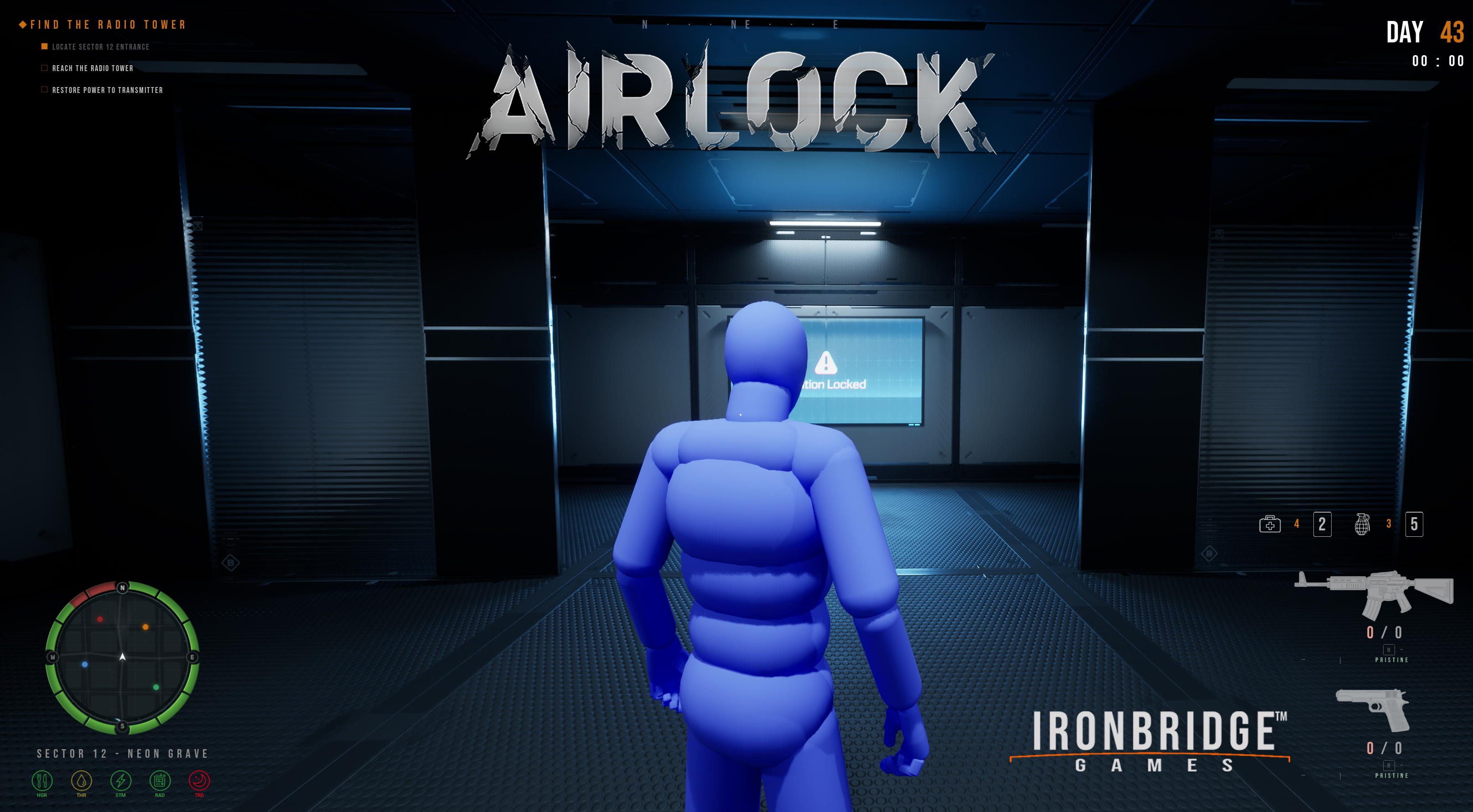 AIRLOCK UI & HUD — full in-game interface