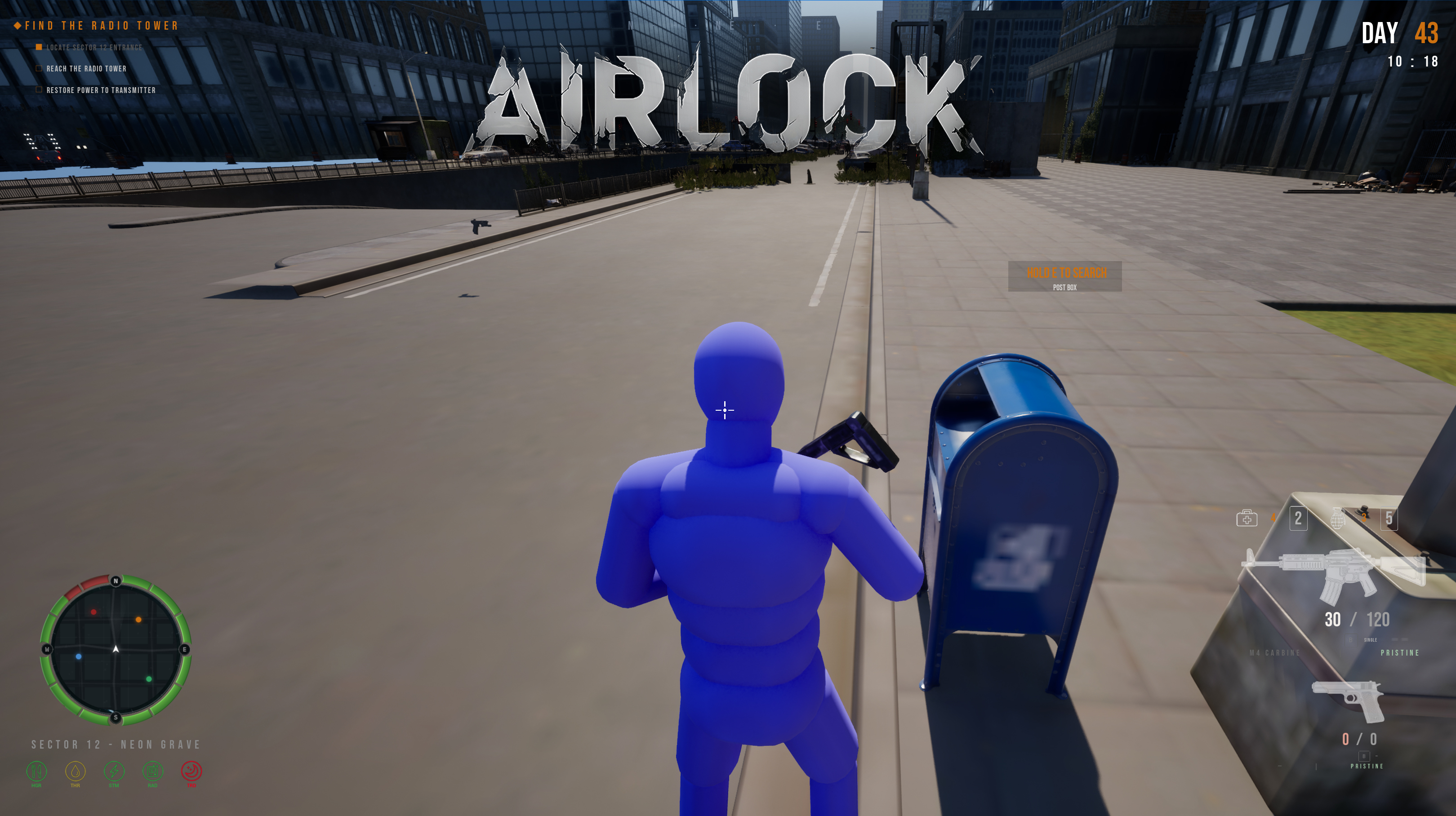 AIRLOCK Loot — searching containers on the surface